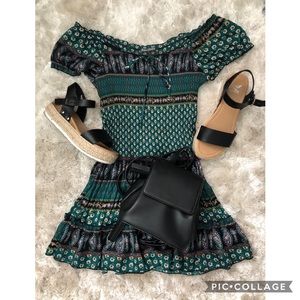 Cute Off Shoulder Flow Dress